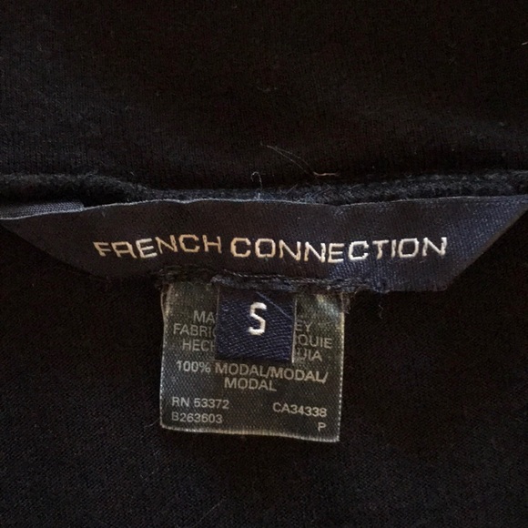 French Connection Black Scoop Neck Top - Picture 5 of 6